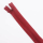 Seam-covered zippers 25 cm burgundy red