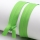 Seam-covered zippers 60 cm - green