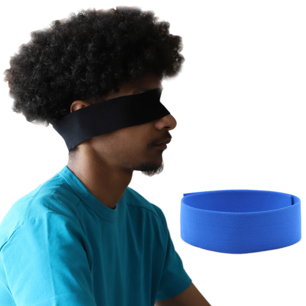 Meditation blindfold Ovinaht adjustable blue