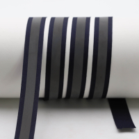 Reflective tapes/reflective strips for sewing on dog accessories - 20 mm navy blue