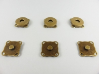 Magnetic buttons for sewing 15 mm old brass