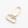 Carabiner hook - light model 25 mm gold