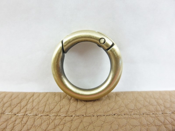 Ring - snap hook - model "Frango" 25 mm - antique brass