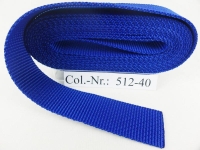 Taschengurtbänder in Top-Qualität 40 mm königsblau
