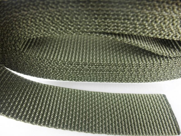 Taschengurtbänder in Top-Qualität 40 mm olivgrün
