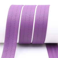 Faux leather bag webbing "Arizon" - 30 mm purple