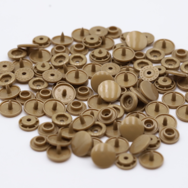 Kam-Snap press fasteners, savings set of 1000 / old brass