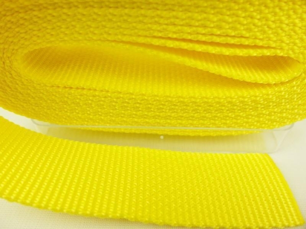 Top quality bag straps 50 mm yellow