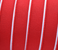 Elastic band width 18 mm thickness 1.6 mm red