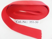 Top quality bag straps 50 mm cherry red
