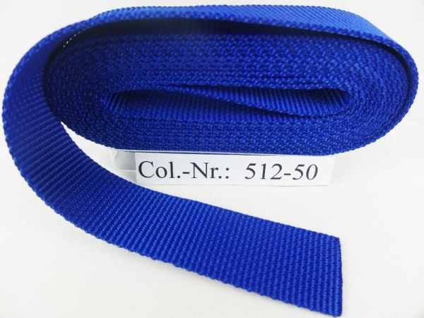 Top quality bag straps 50 mm royal blue