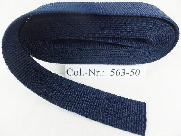 Taschengurtbänder in Top-Qualität 50 mm marineblau
