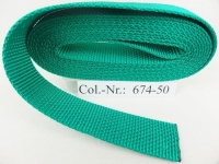 Top quality bag straps 50 mm grass green