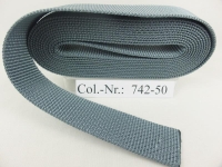 Top quality bag straps 50 mm gray