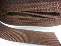 Taschengurtbänder in Top-Qualität 50 mm braun