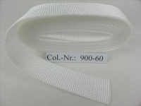Top quality webbing 60 mm white