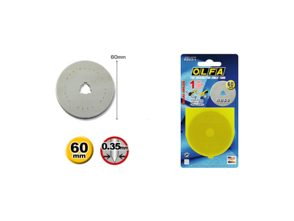 OLFA RB60-1 replacement blade 60 mm