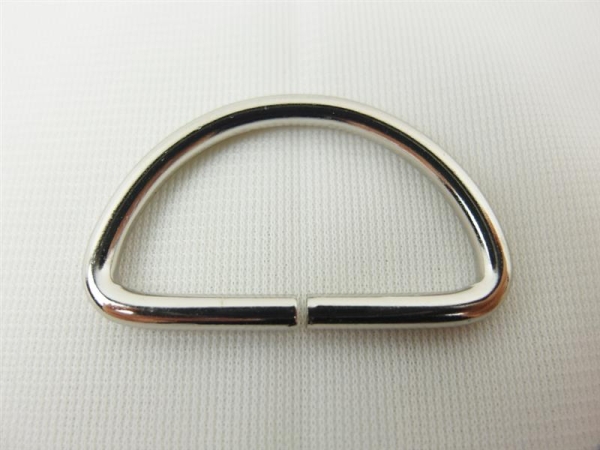 D-ring / half ring light model 35 mm silver