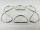 D-ring half ring oval seam light model 30 mm silver